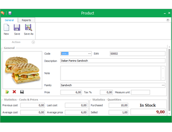 Bar - Products configuration