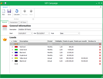 VIP System - Definizione Campagna